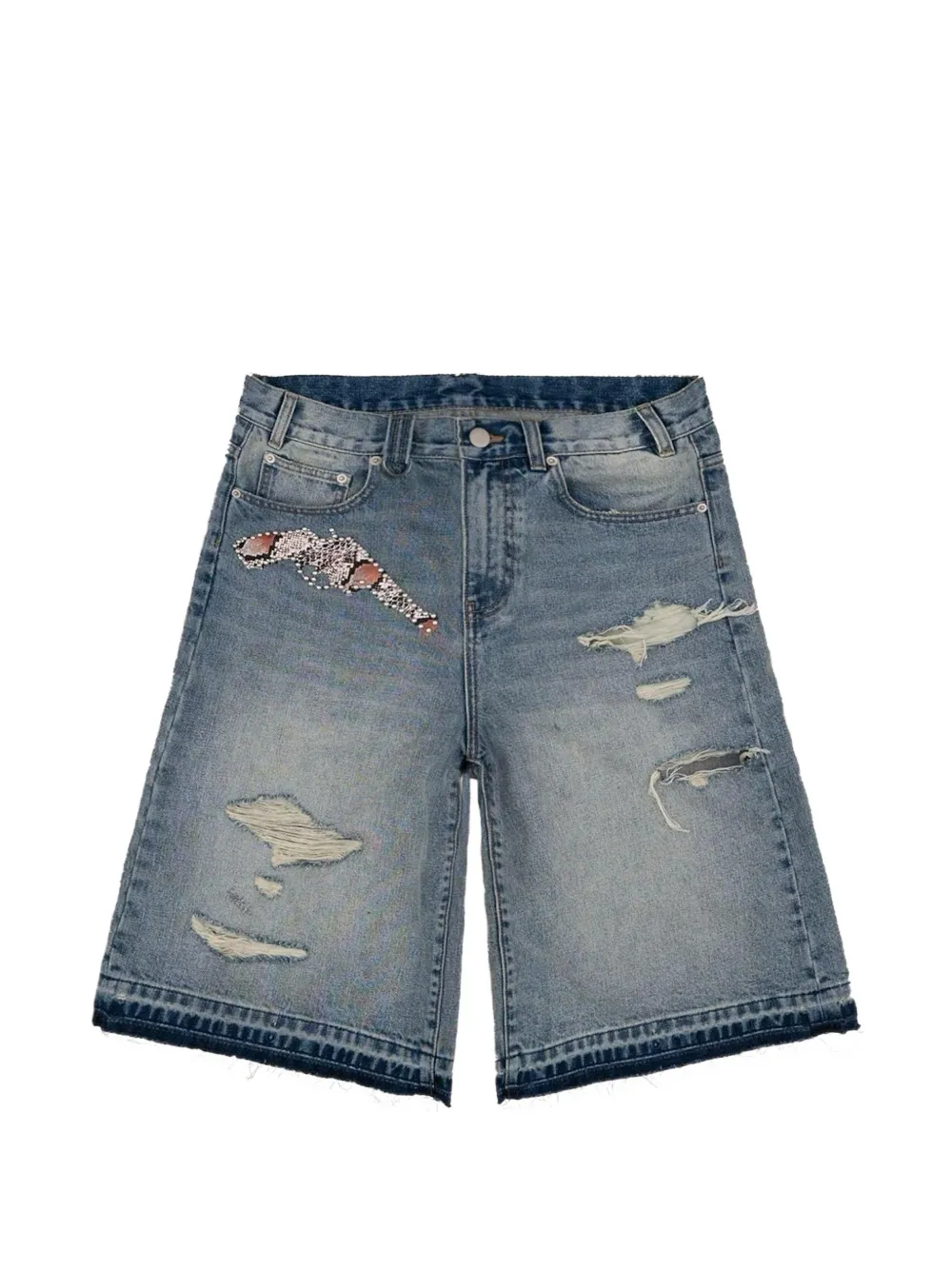 Bravest Studios embellished shorts - Blau