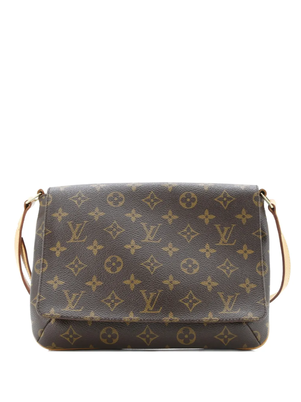Louis Vuitton Pre-Owned Musette Tango Handbag Monogram Canvas shoulder bag - Braun