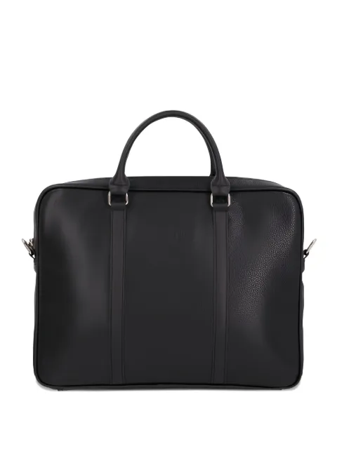 Longchamp Le Foulonné textured top handle laptop bag