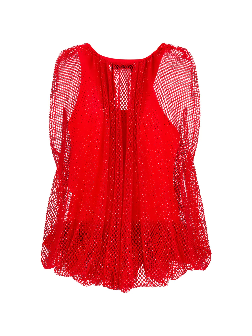 Sportmax bubble hem blouse - Rood