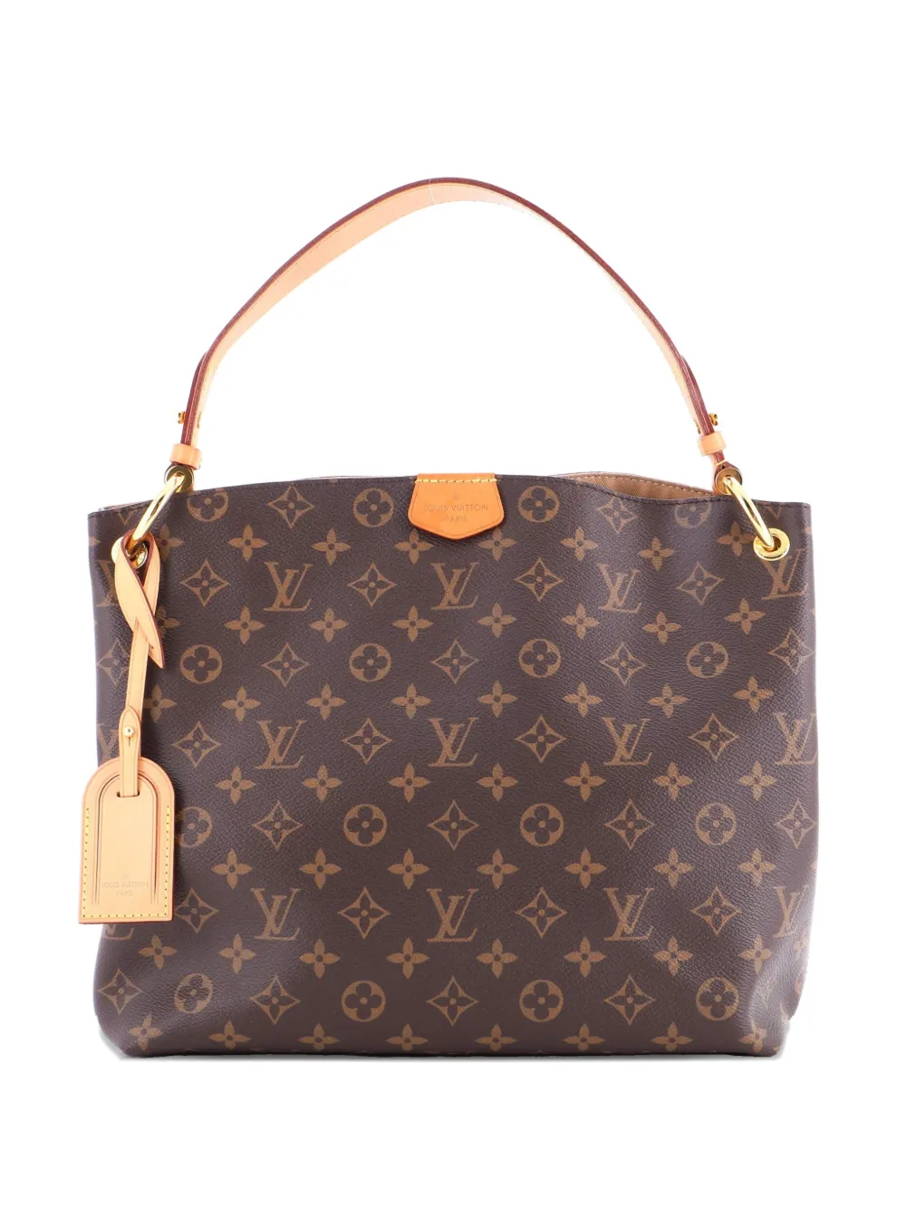 Louis Vuitton Pre-Owned Graceful Handbag Monogram Canvas PM hobo bag - Braun
