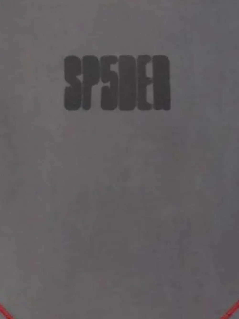 SP5DER contrast-stitch long-sleeved T-shirt - Grijs