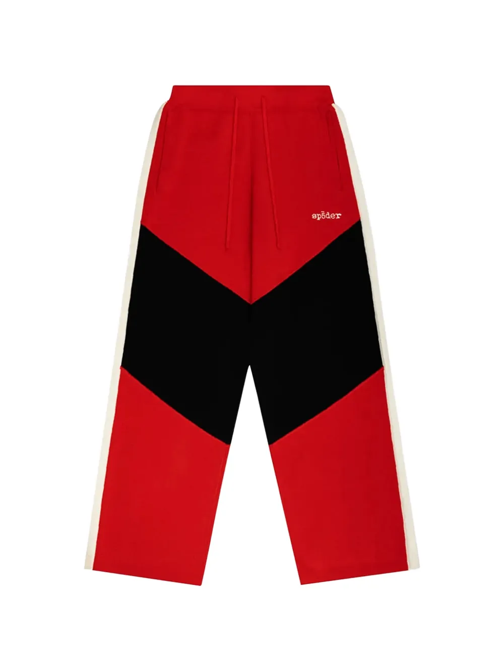 SP5DER drawstring track pants - Rosso