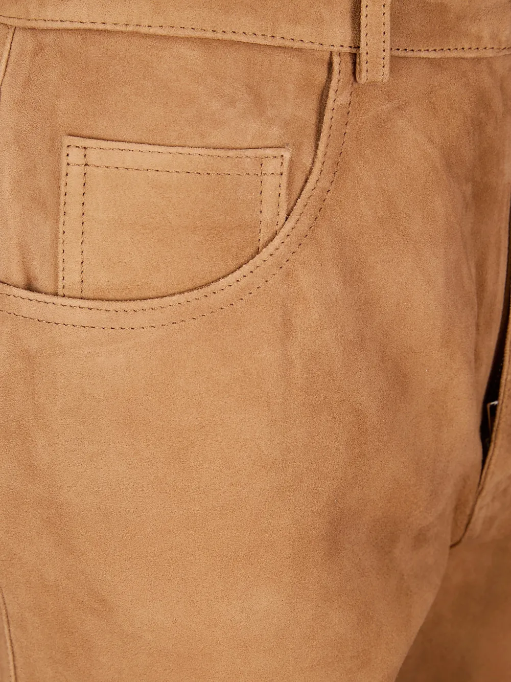  Haikure Suede Trousers - Brown 