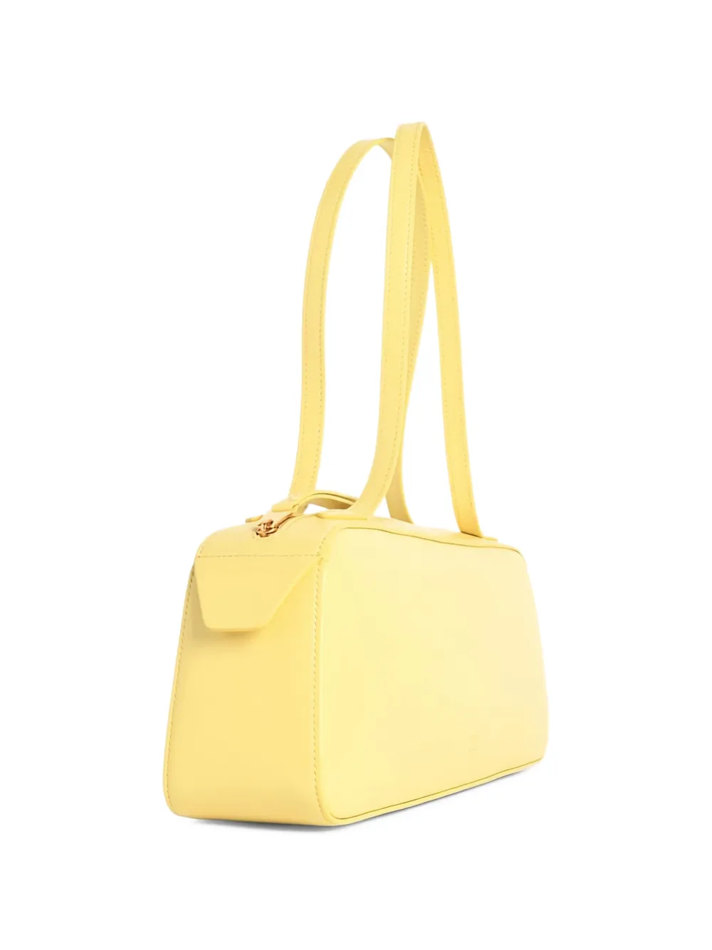  Khaite Simona Leather Shoulder Bag - Yellow 