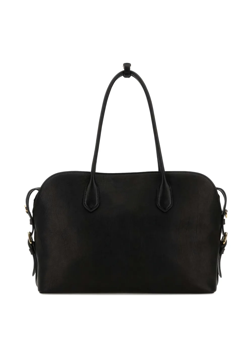 Prada large leather tote bag - Zwart