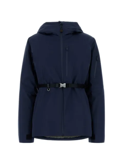 Prada hooded belted jacket