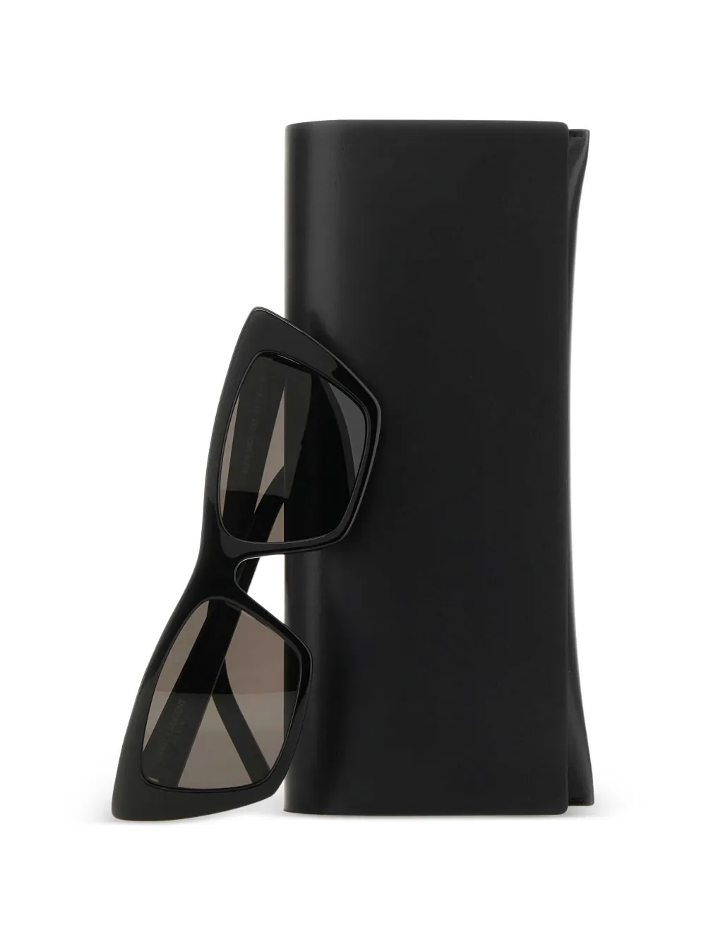Saint Laurent Eyewear Zonnebril met cat-eye montuur Zwart