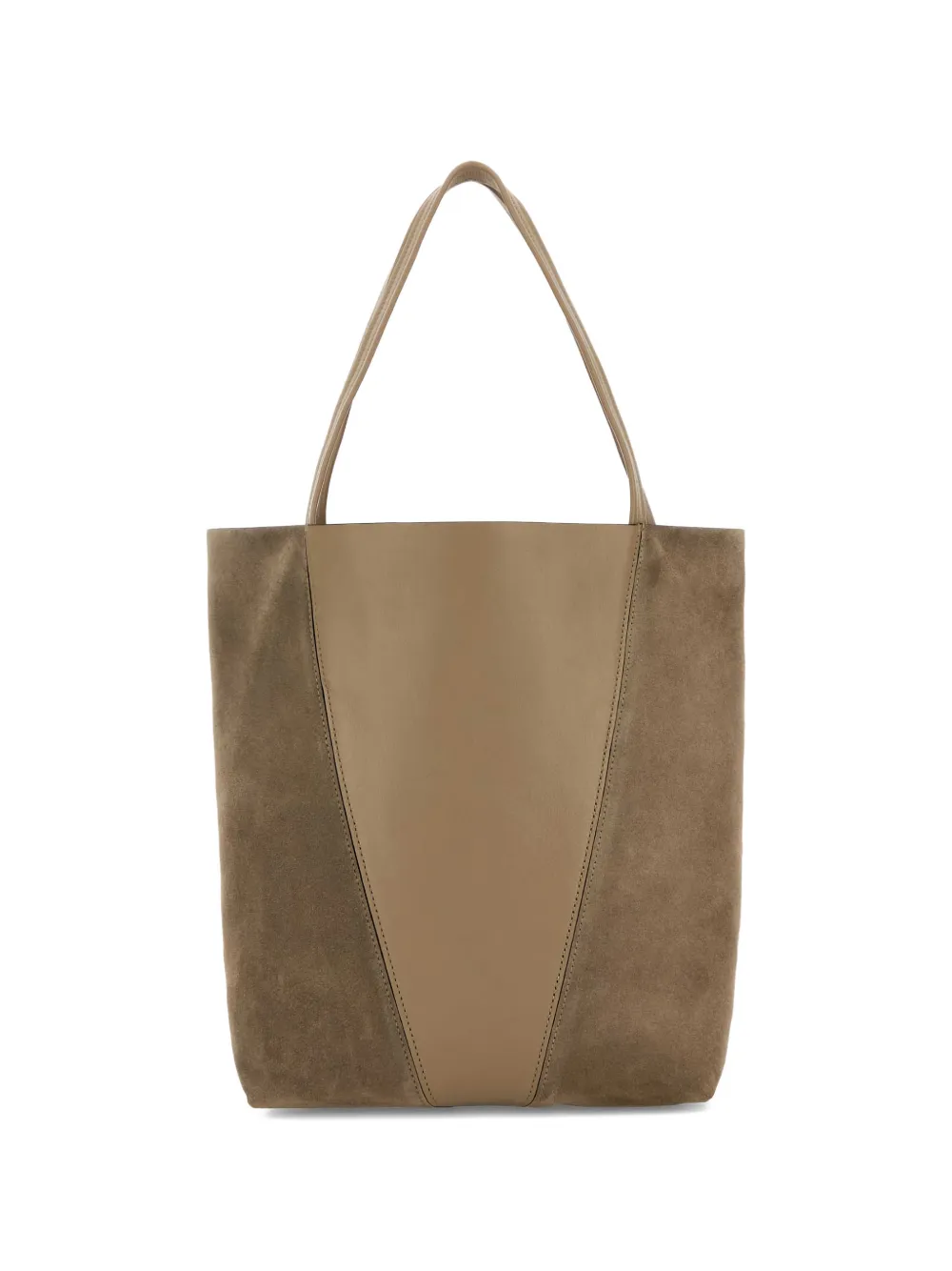 Chlo&eacute; paneled tote bag - Beige