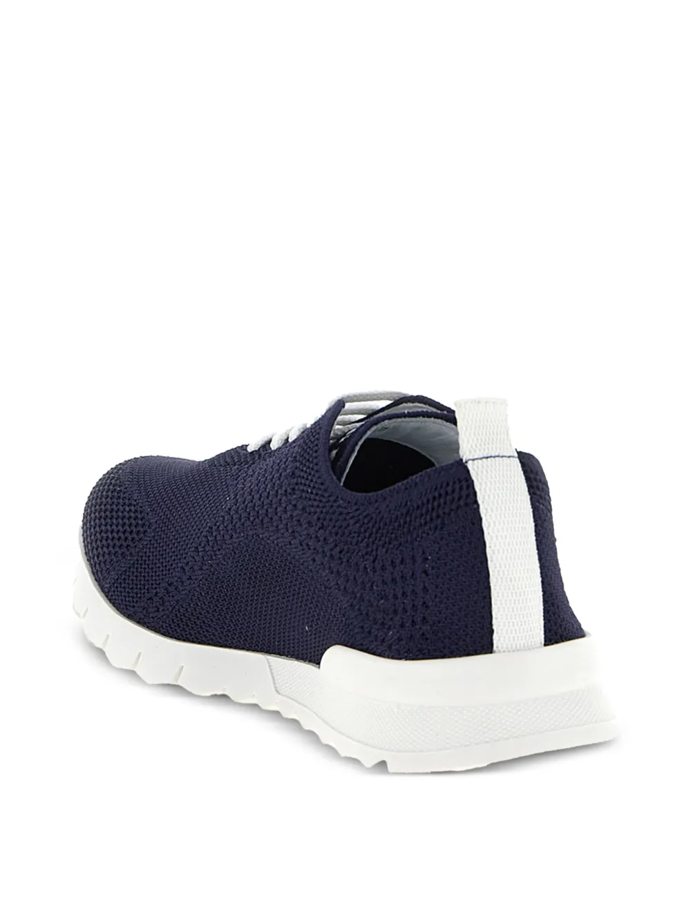 Kiton Knitwear sneakers met geborduurd logo Blauw