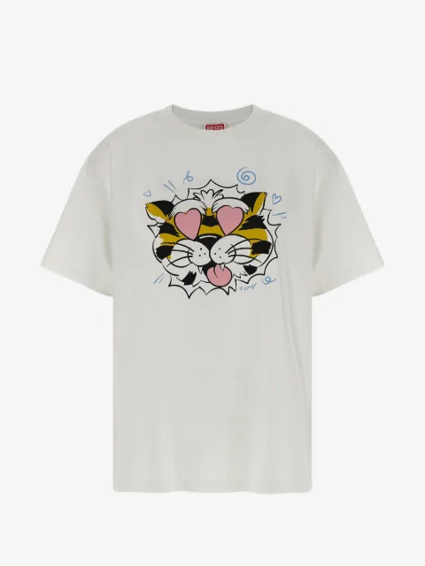 Kenzo tiger-print T-shirt