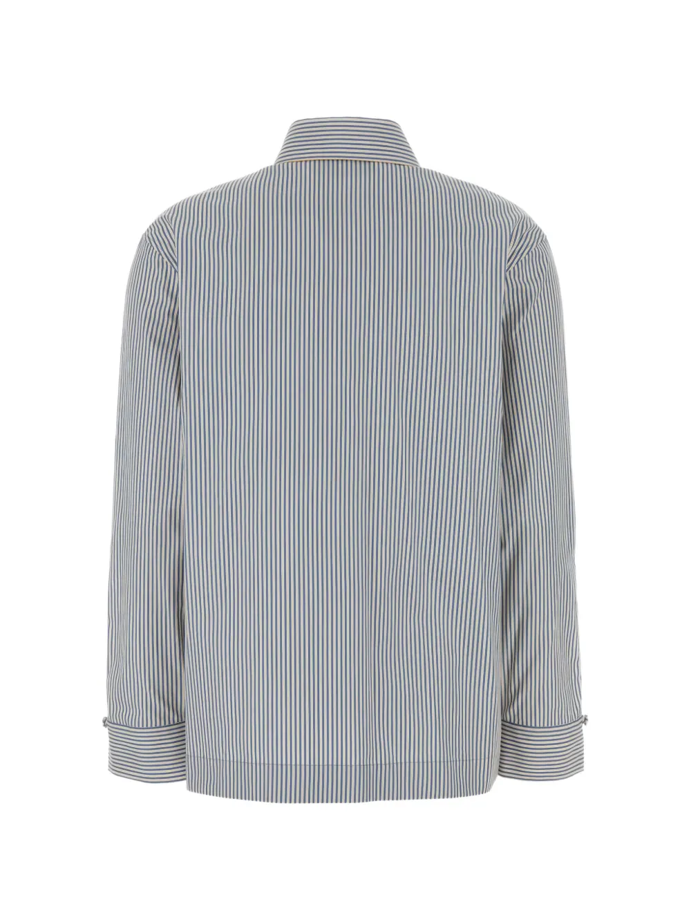  Fendi Striped Poplin Shirt - Blue 
