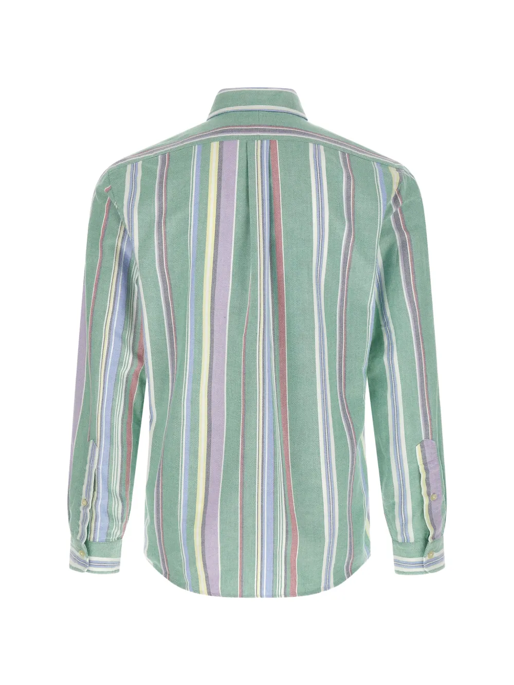 Polo Ralph Lauren striped logo embroidery shirt - Groen