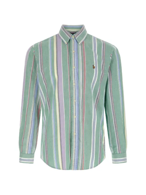 Polo Ralph Lauren stribet skjorte med broderet logo