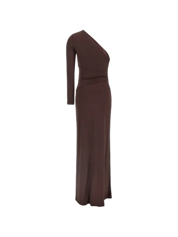 burgundy long sleeve dress mini Bijou Burgundy Square-Neck Lace Long-Sleeve Mini Dress – Club L London main image 1