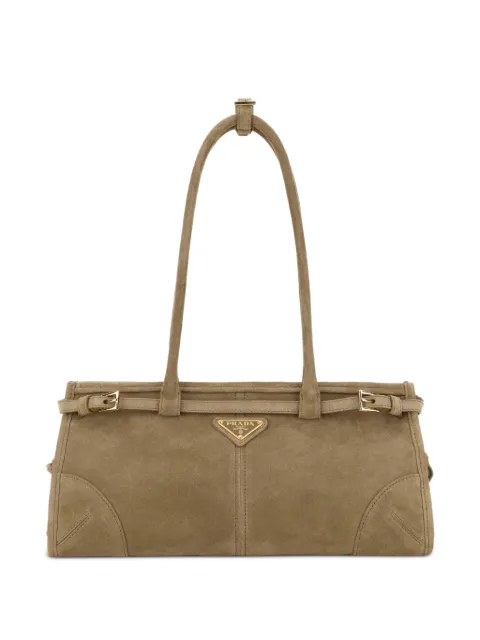Prada Borsa a spalla Bonnie media in pelle scamosciata