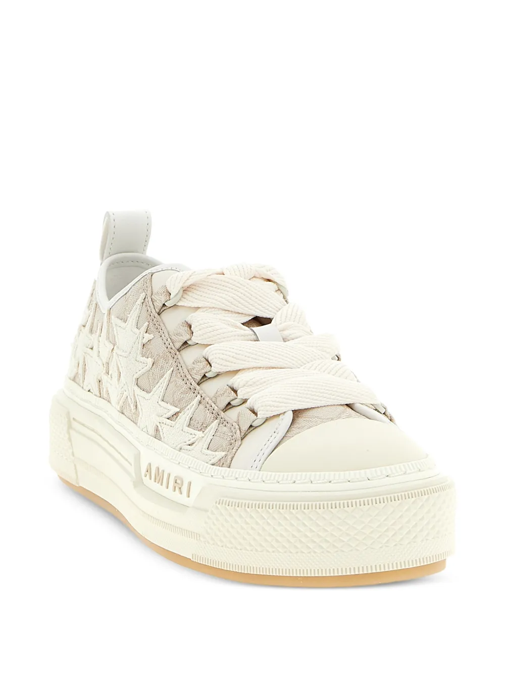 AMIRI Star court sneakers met monogram Beige