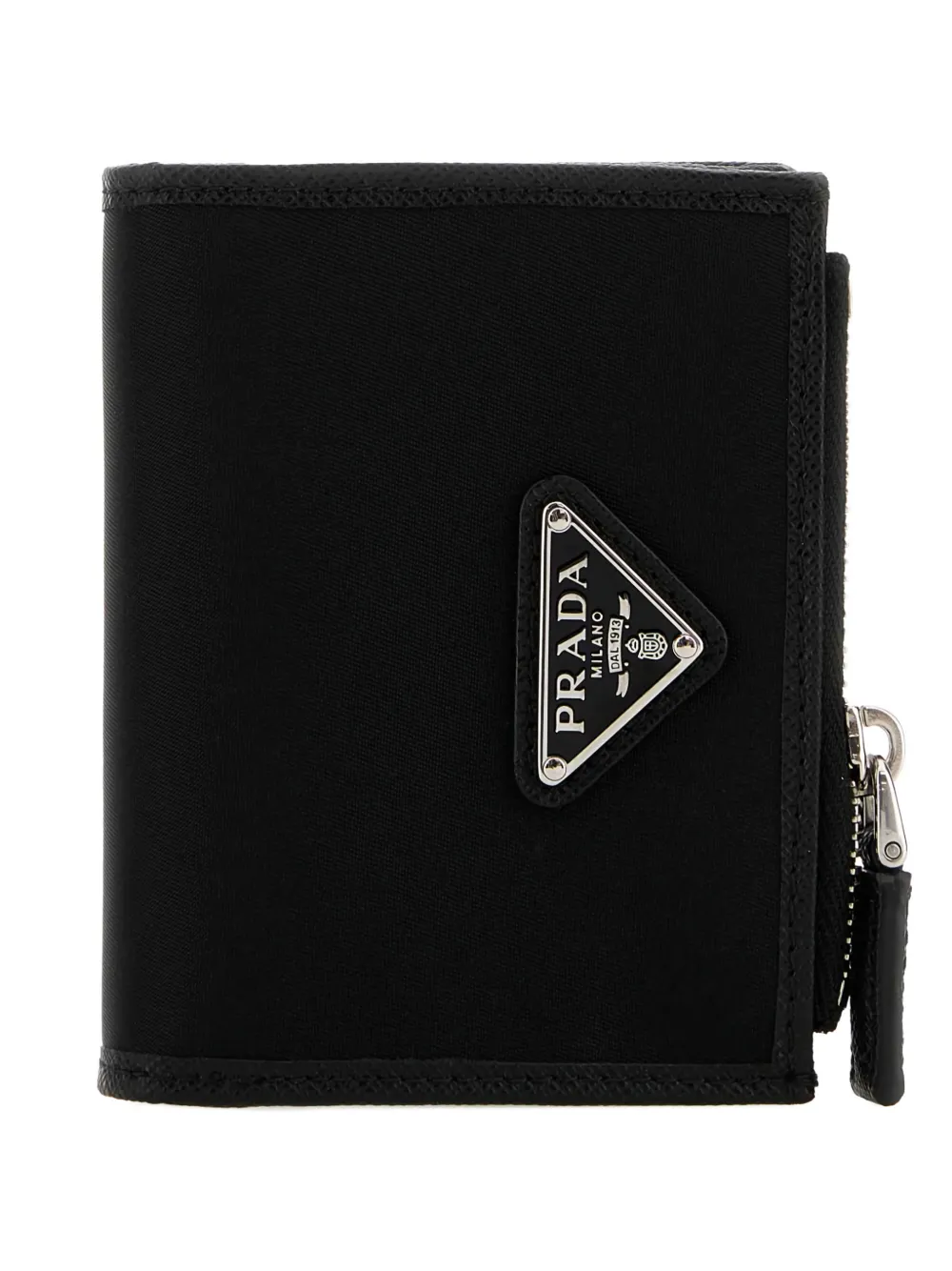 Prada triangle-logo zipped wallet - Nero