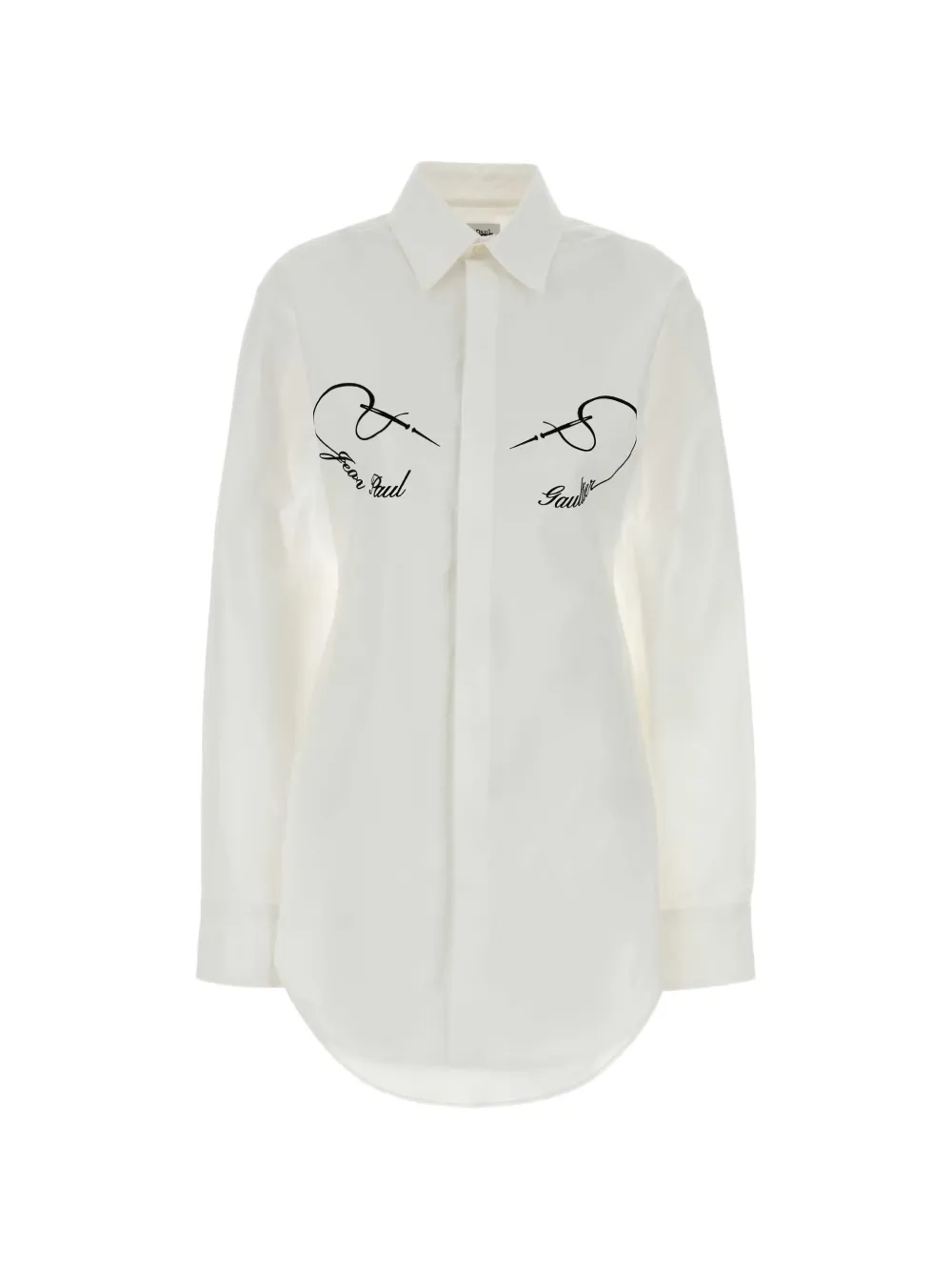 Jean Paul Gaultier poplin shirt - White