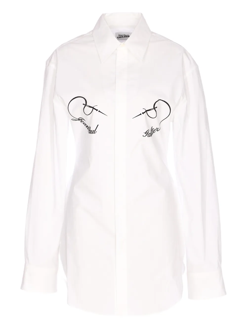 Jean Paul Gaultier poplin shirt - Bianco