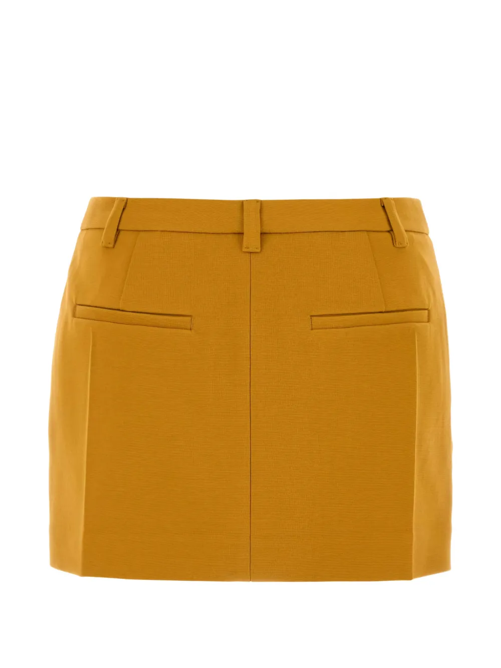 Miu Miu stretch-fit mini skirt - Geel