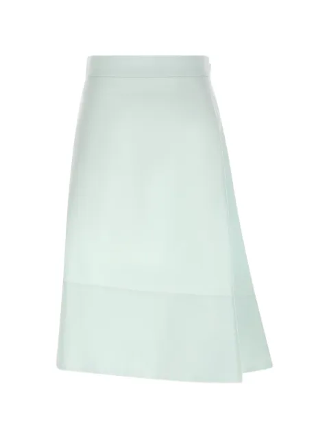 Jil Sander asymmetric flared midi skirt