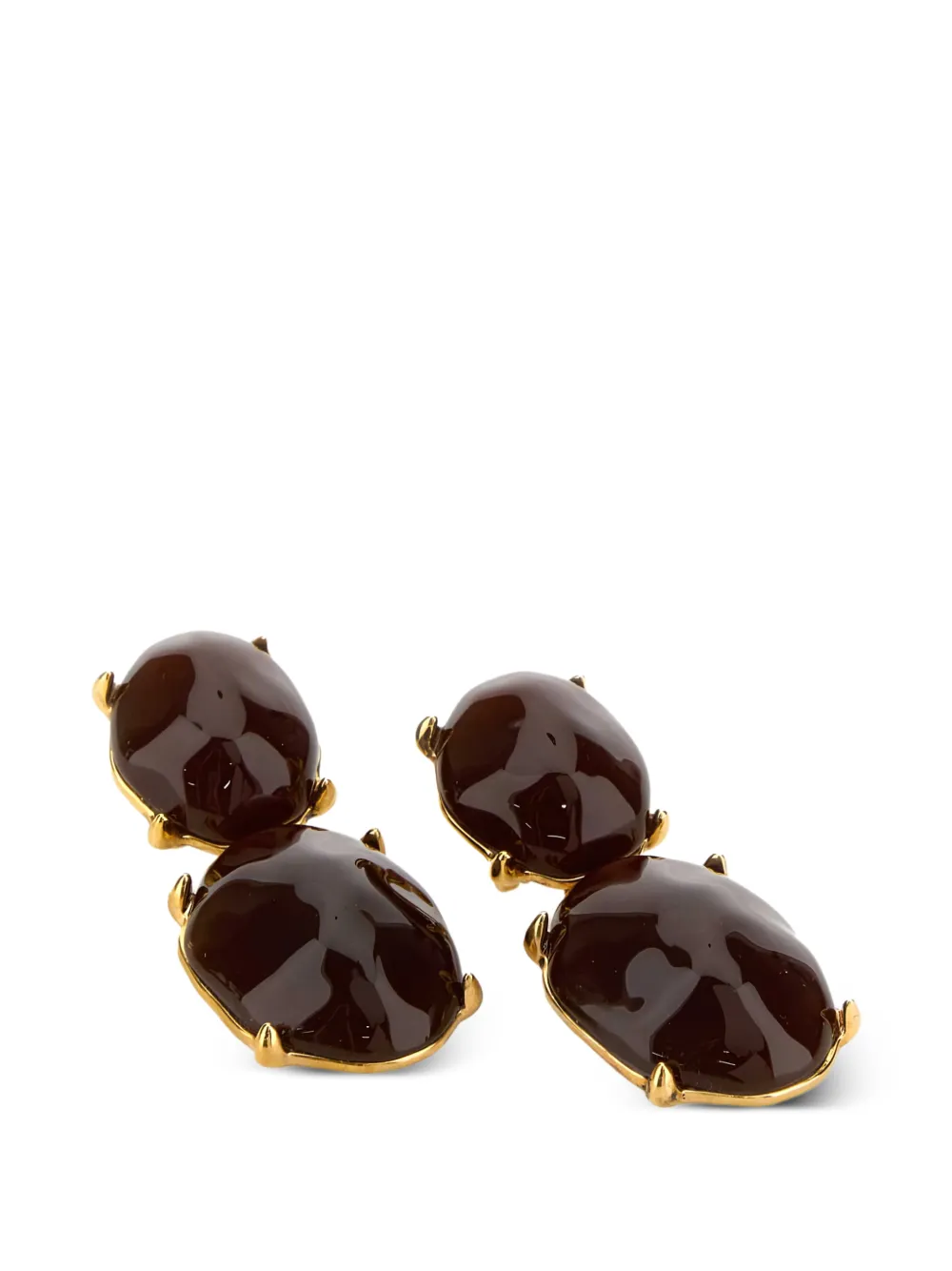  Saint Laurent Metal Earrings - Gold 