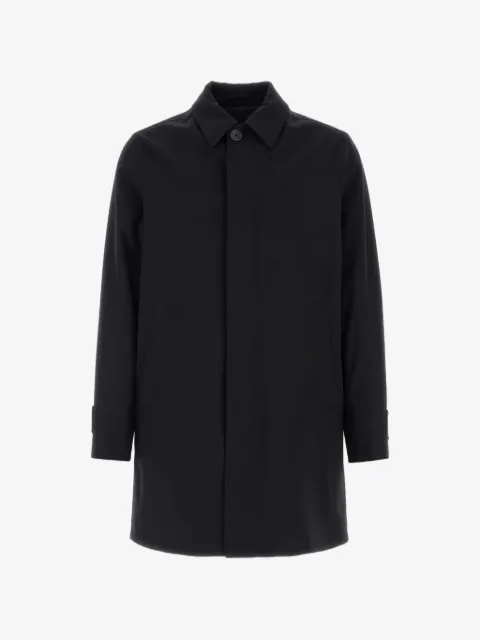 Herno shirt-collar raincoat