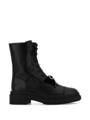 ジミーチュウ  ブーツ  ブラック JIMMY CHOO ロングブーツ フリンジ付き ジミーチュウ JC KNEE BOOT 85 ロング ブーツ Jimmy Choo (Jimmy Choo
