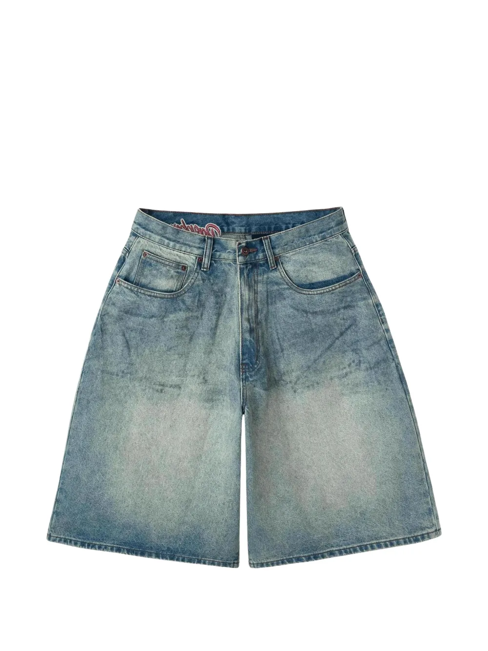 GV Gallery back logo-detail shorts - Blau