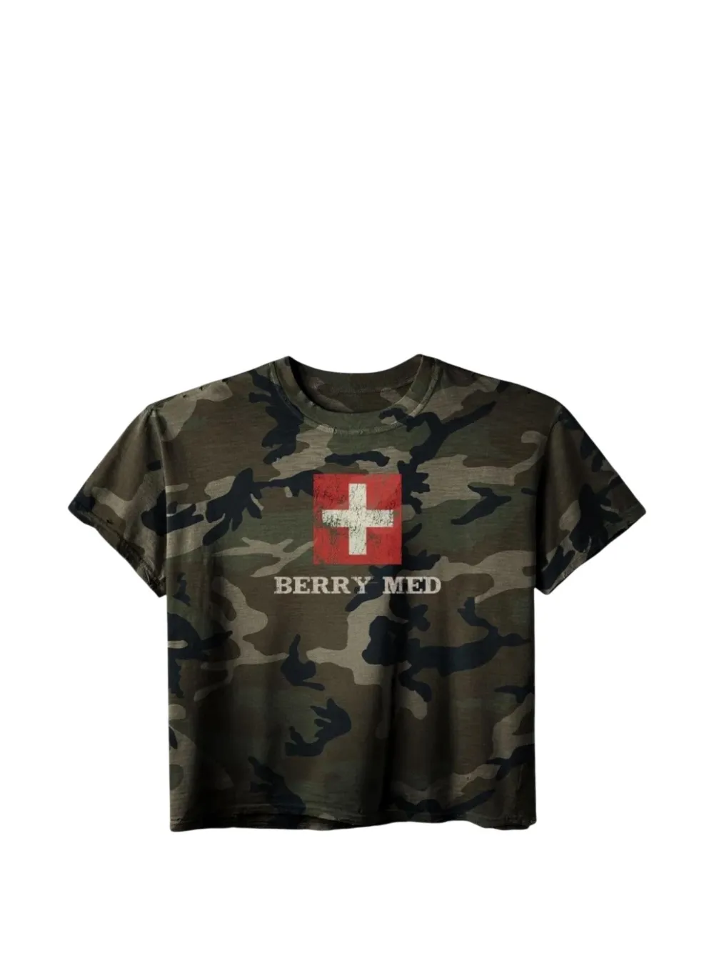 GV Gallery T-shirt con stampa camouflage - Verde