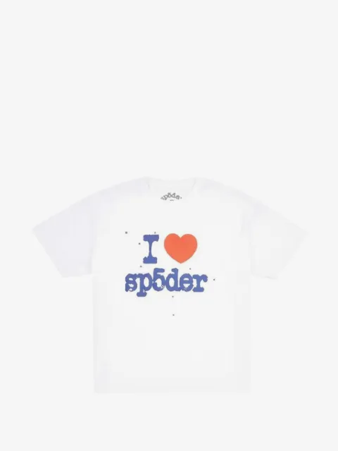 SP5DER playera con motivo de corazón