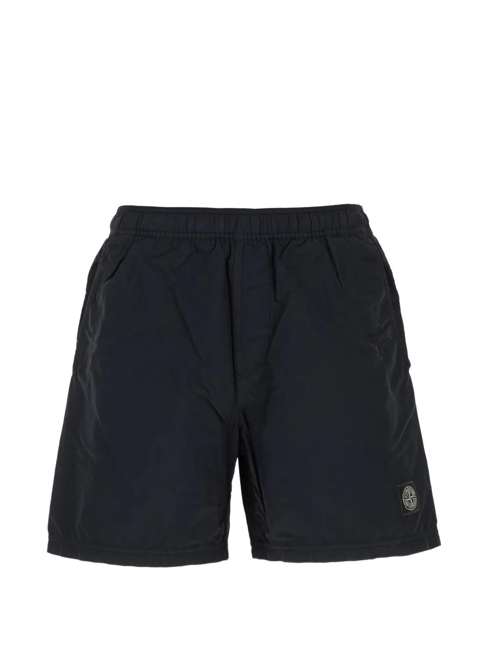 Stone Island logo-detail shorts - Blu