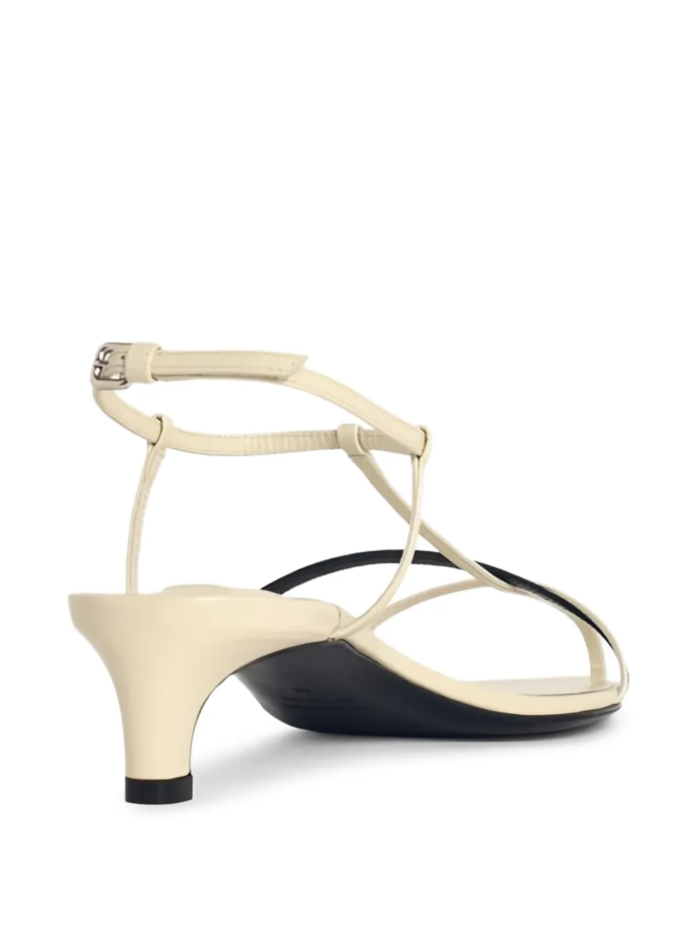Jil Sander Sandalen met puntige bandjes Beige
