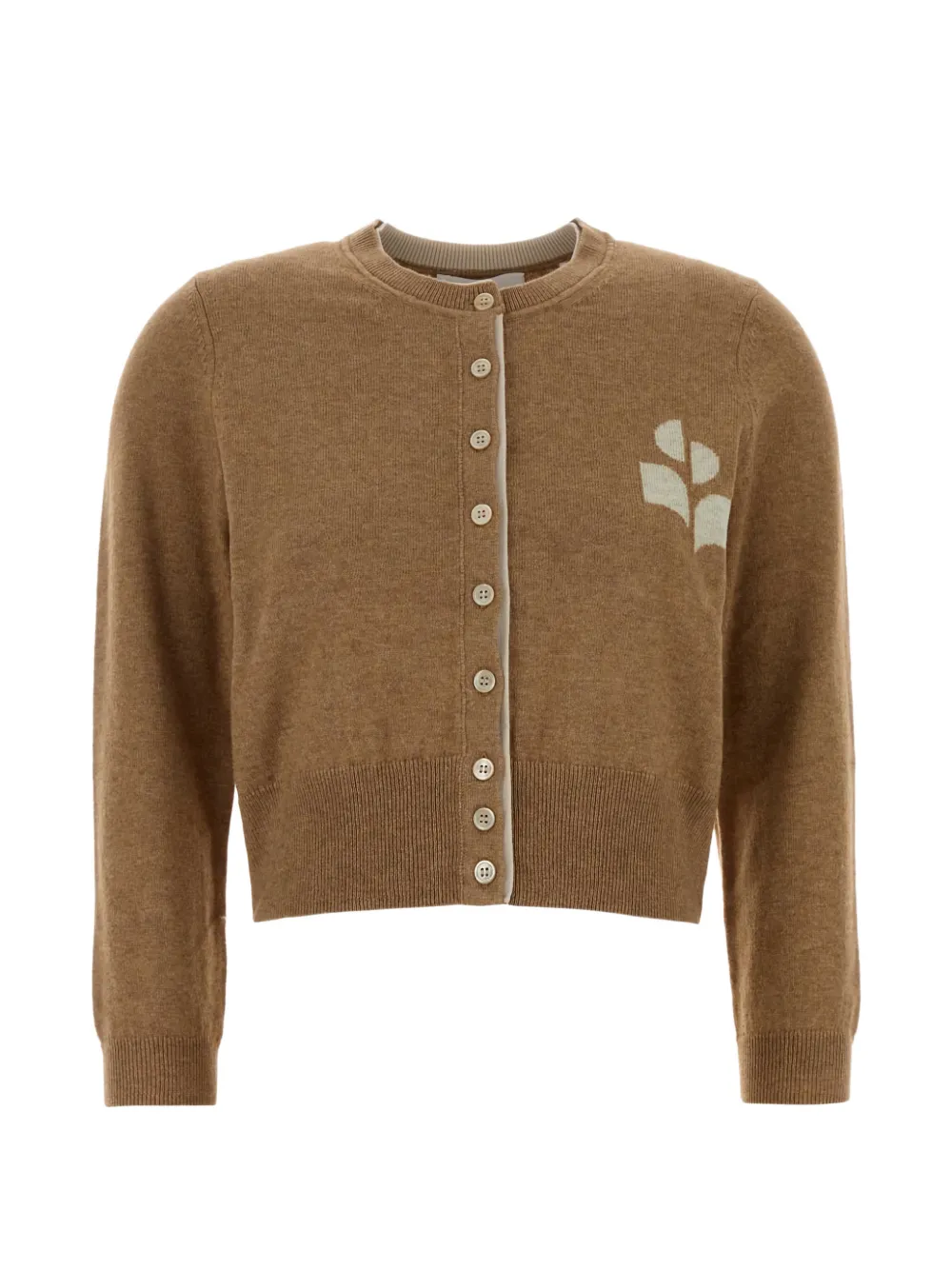 Isabel Marant Étoile Crew-neck Cardigan In Brown