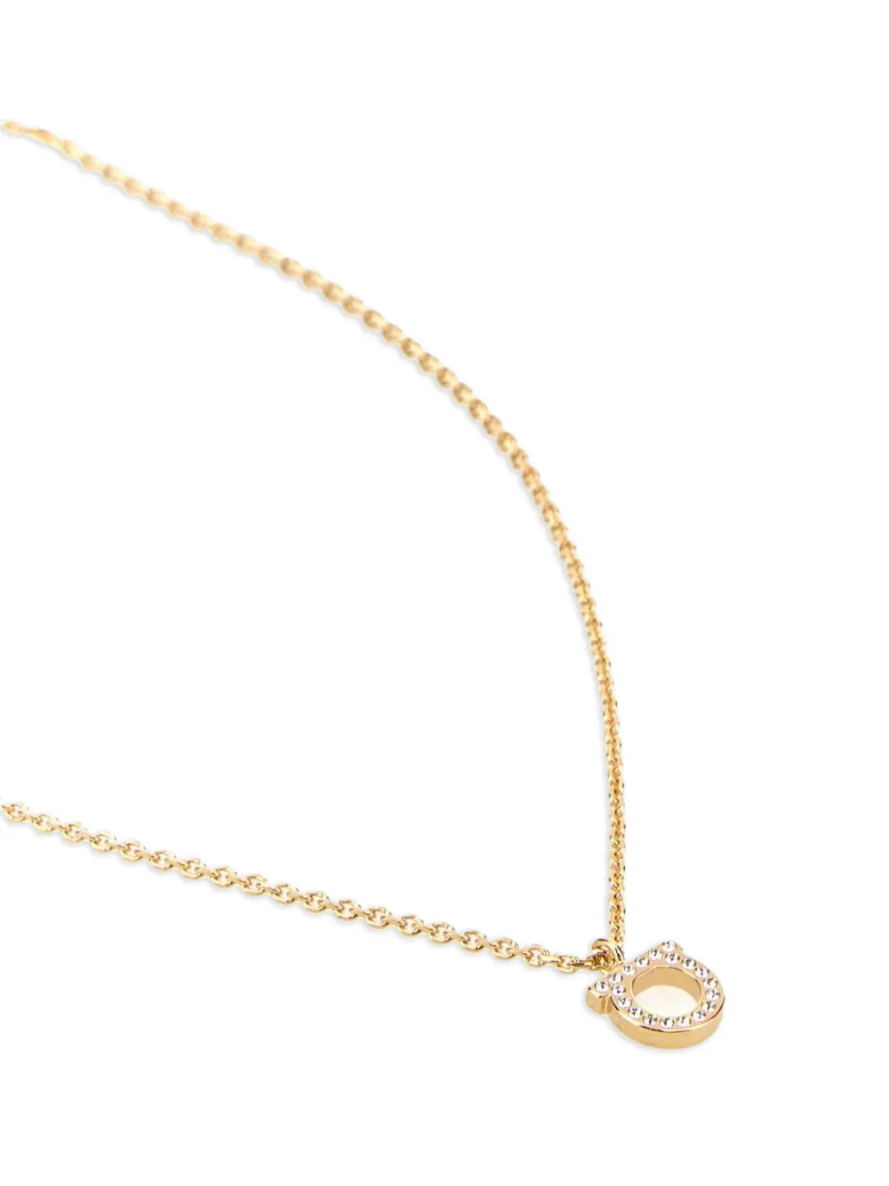  Ferragamo Gancini-pendant Necklace - Gold 