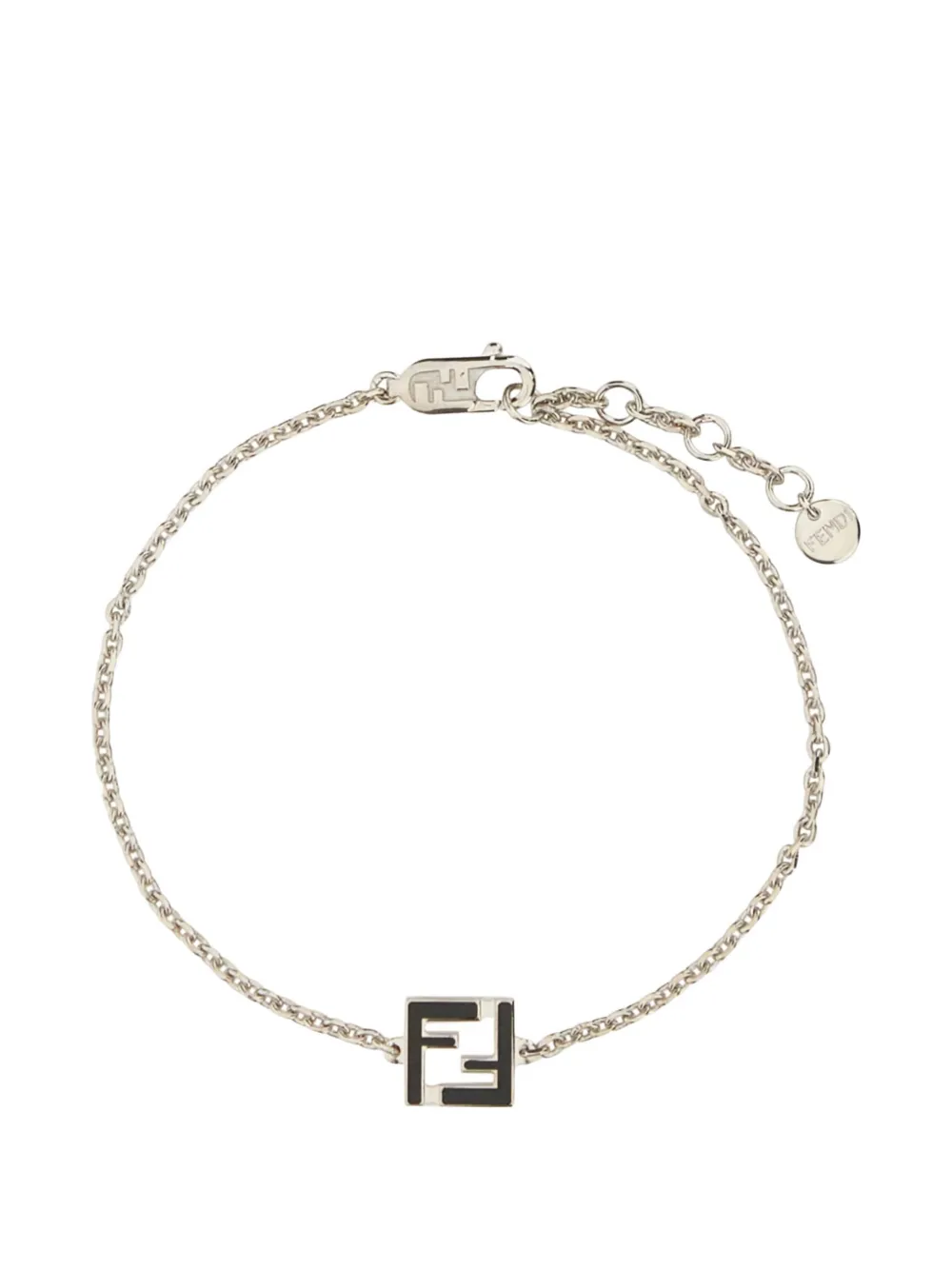 FENDI FF-chain link bracelet - Argento