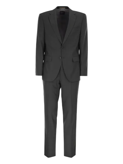 BOSS grey single-breasted suit