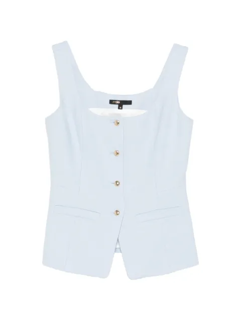 Maje Geknöpftes Top