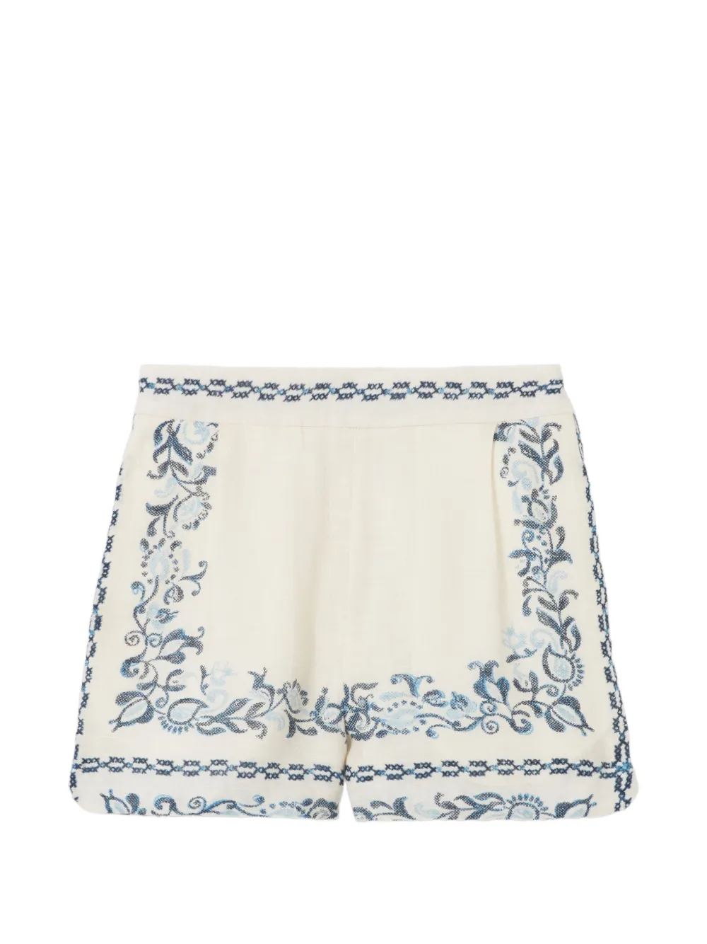 Claudie Pierlot floral-print shorts - Toni neutri