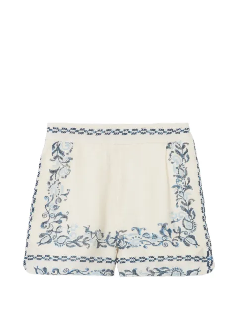 Claudie Pierlot floral-print shorts
