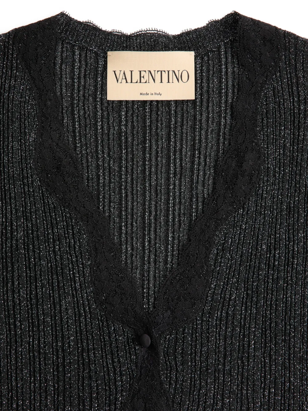 Valentino Garavani ルレックス カーディガン | ブラック | FARFETCH JP