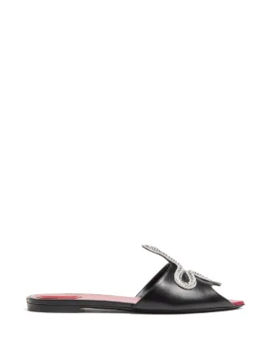Valentino Garavani ロックスタッズ カボション レザーサンダル
