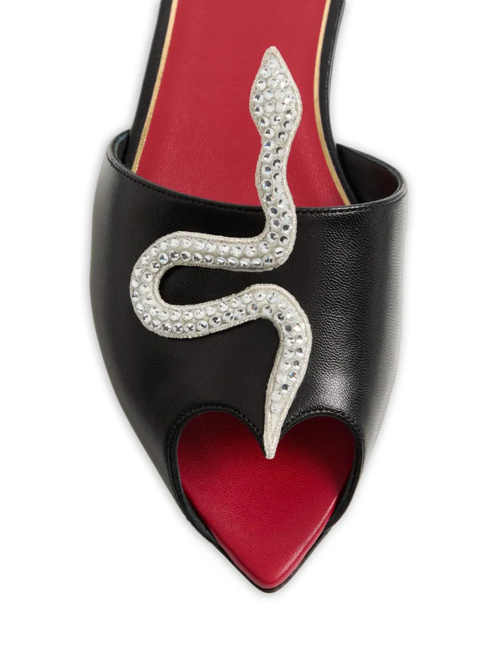 Valentino Garavani Coeur Vipère sandalen Zwart