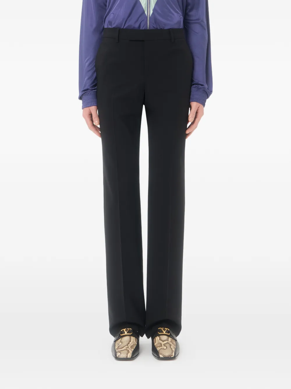 Valentino Garavani Wollen broek Zwart