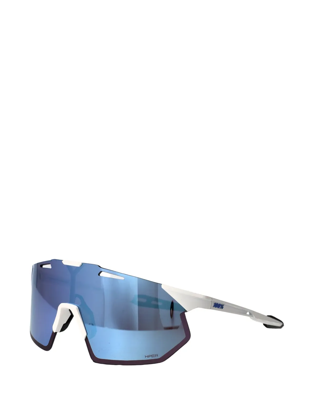 100% Eyewear Hypercraft SQ geometric-frame sunglasses - Bianco