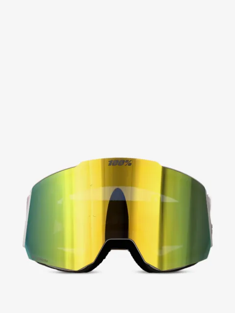 100% Eyewear Snowcraft logo-strap ski glasses