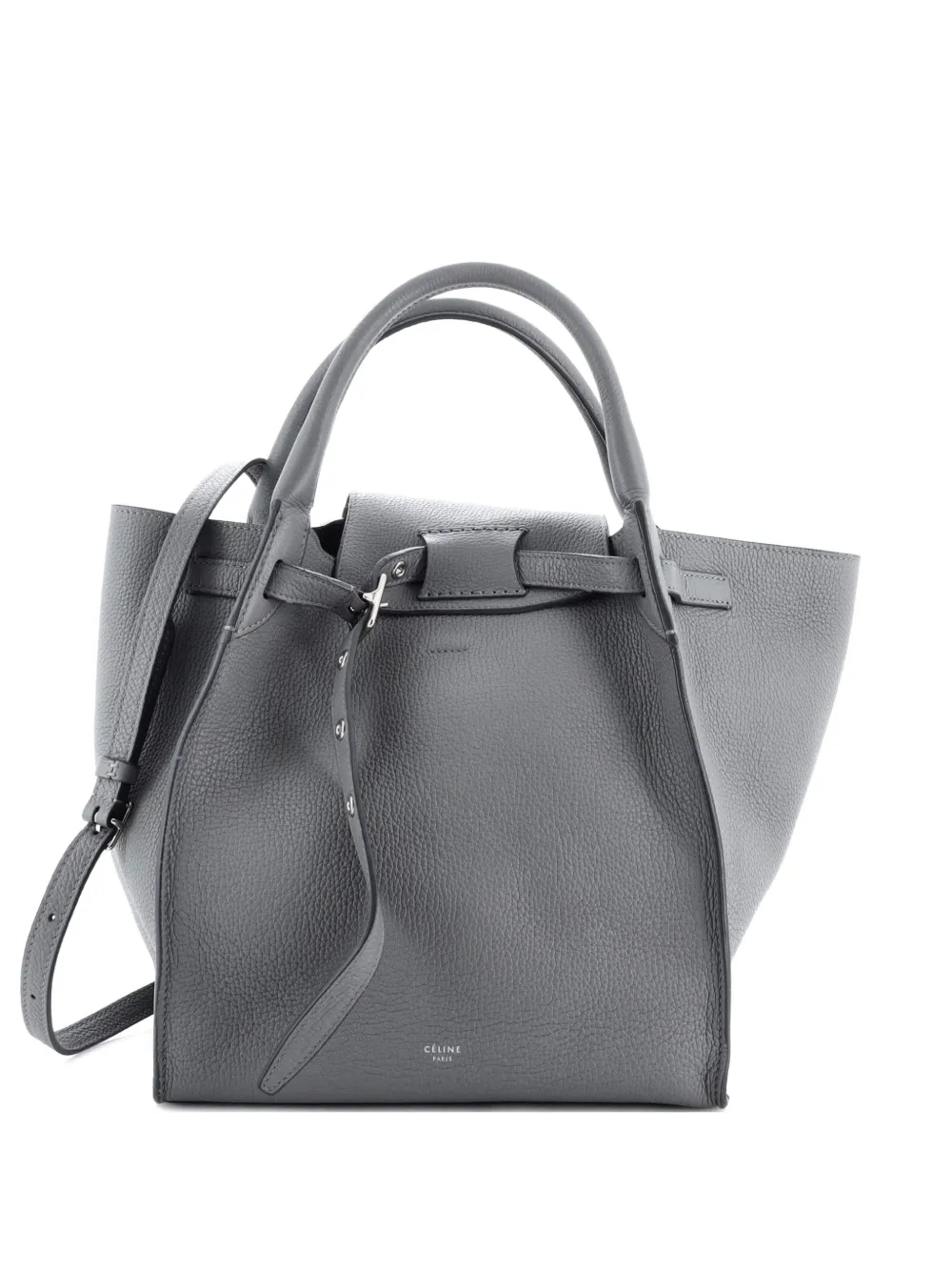 Celine Pre-Owned Big Bag Grained Calfskin Small satchel - Grigio