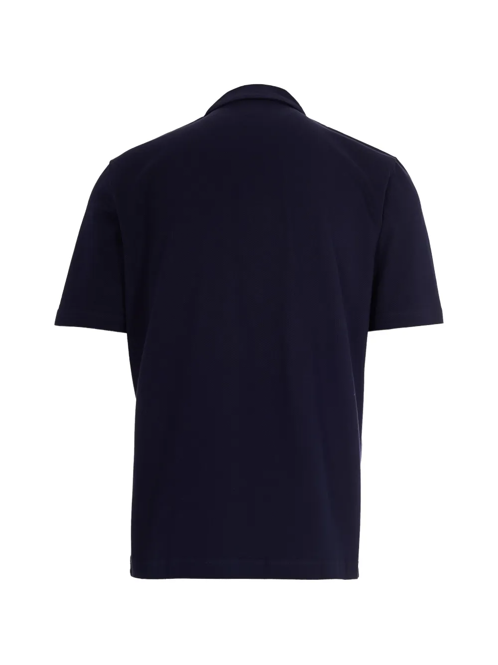Eleventy buttoned short-sleeve polo shirt - Blauw