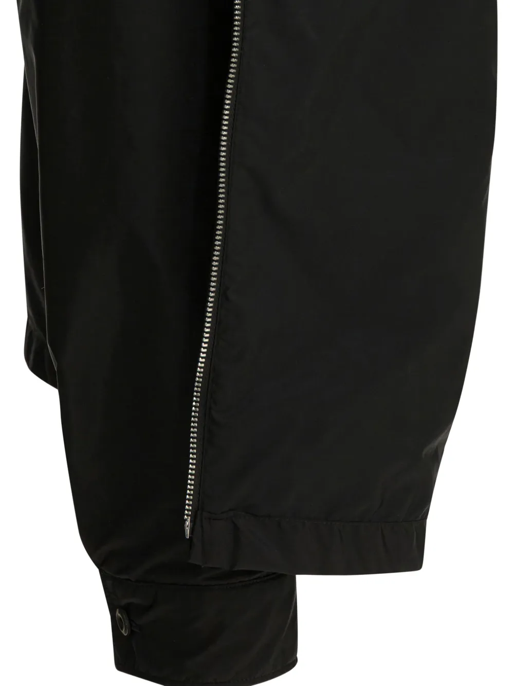 Prada Re-nylon Zipper Shirt | Black | FARFETCH